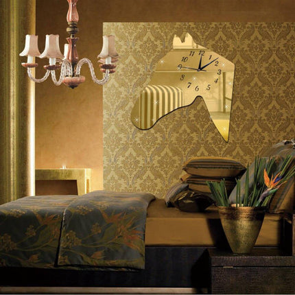 Reloj de pared espejo cabeza Caballo