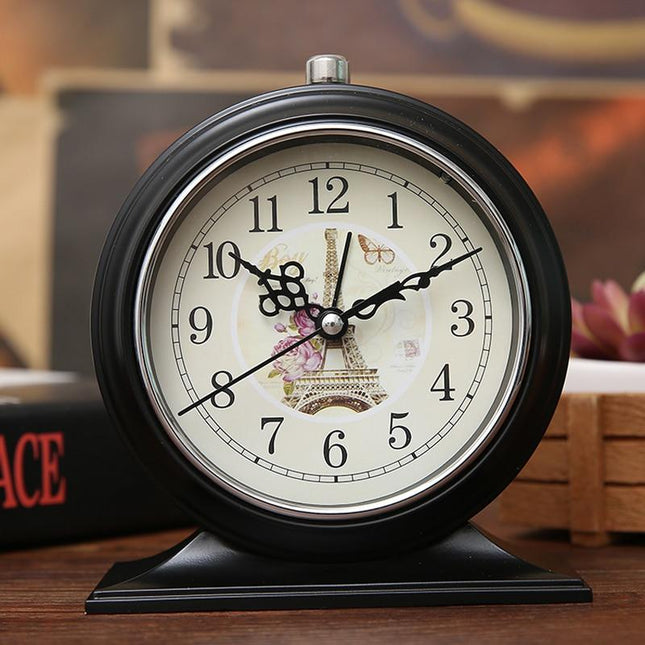 Reloj de sobremesa vintage Torre Eiffel