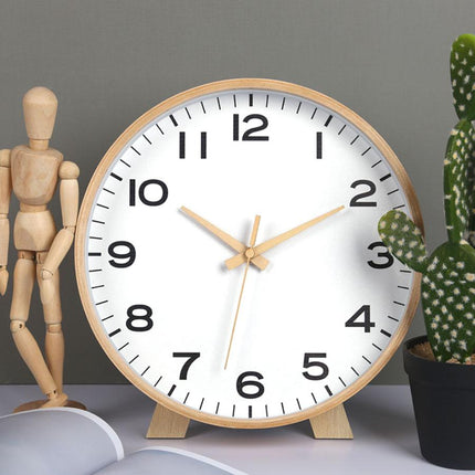 Reloj de sobremesa madera estilo nórdico