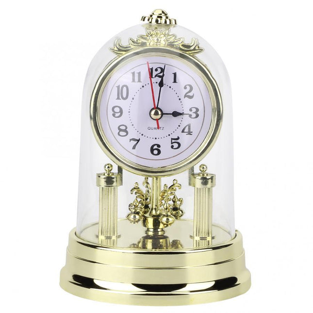 Reloj de sobremesa con cúpula cristal