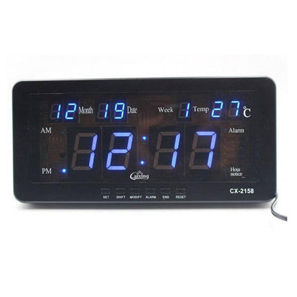 Reloj de mesa digital con calendario