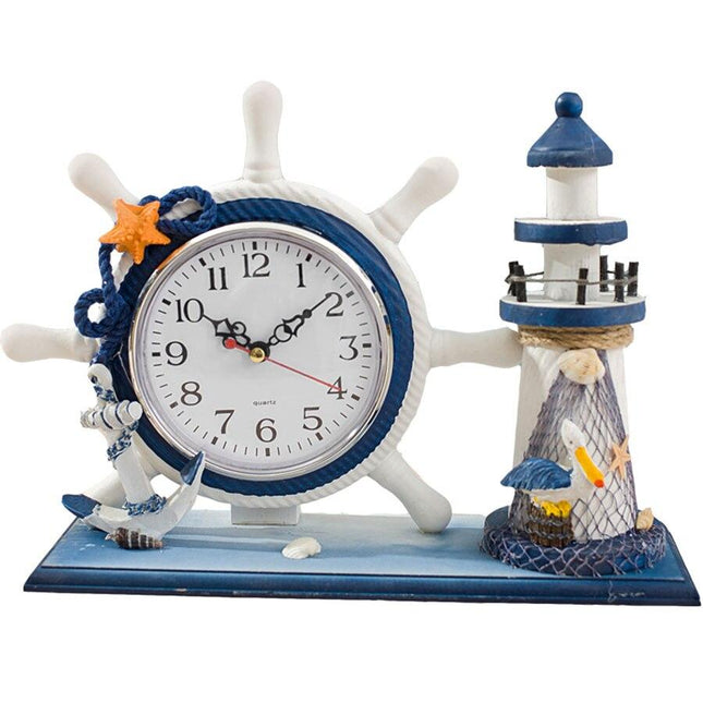 Reloj de sobremesa decorativo estilo náutico