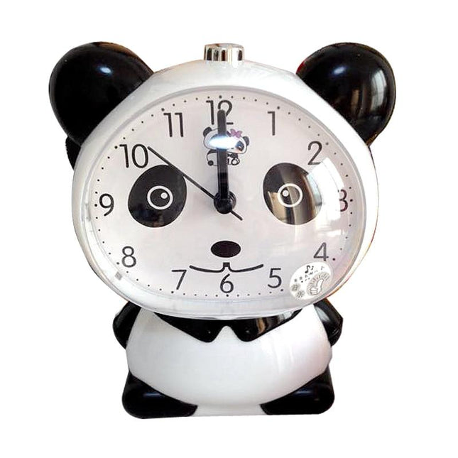 Reloj despertador infantil con diseño panda