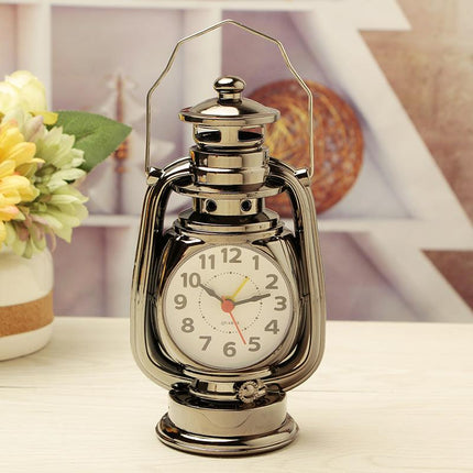 Reloj de sobremesa vintage forma farol