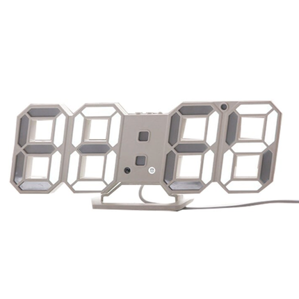 Reloj de pared digital 3D con cable