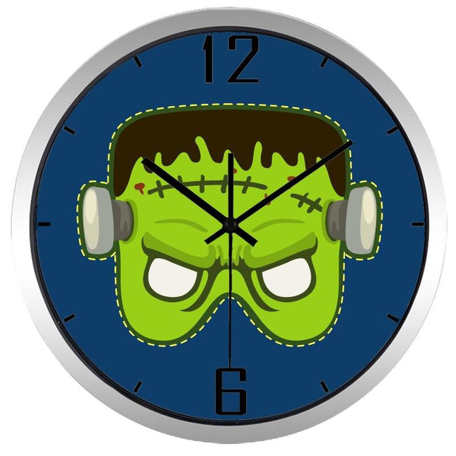 Reloj de pared infantil monstruo verde