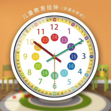 Reloj de pared educativo para niños