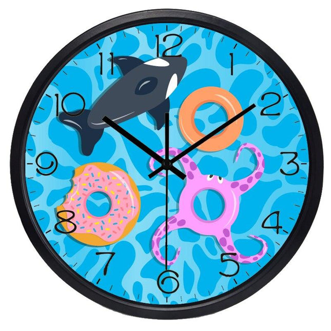 Reloj de pared infantil tema verano