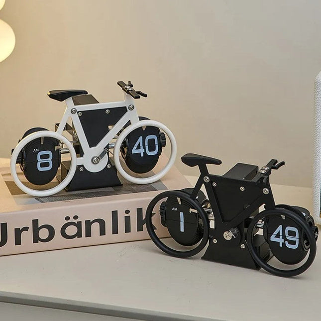 Reloj flip original forma bicicleta