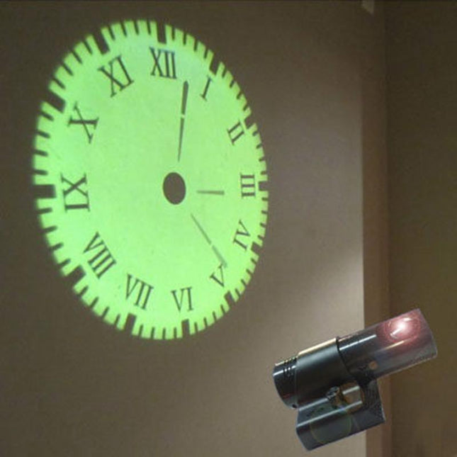 Reloj proyector de pared con luz