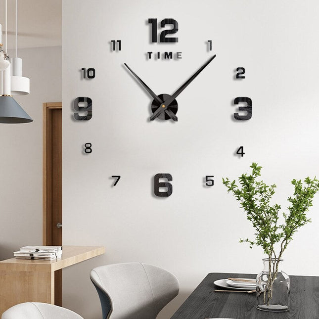 Reloj de pared adhesivo diseño moderno