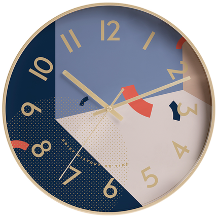 Reloj de pared redondo diseño retro