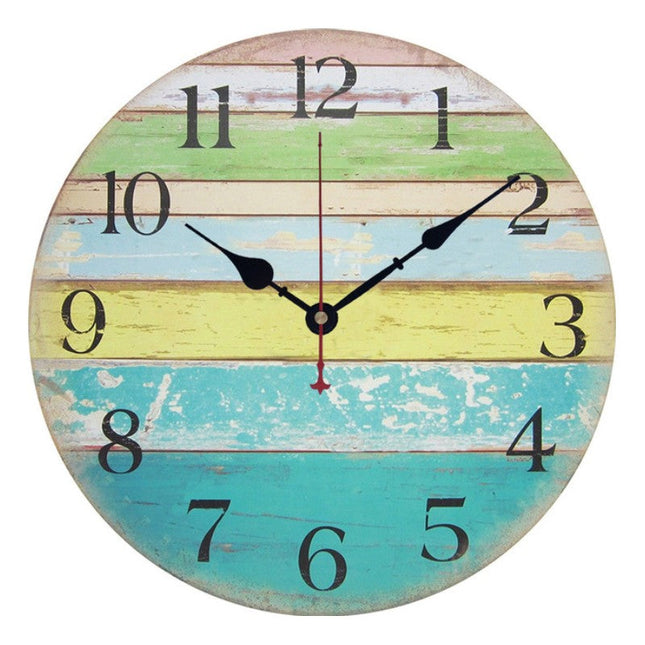 Reloj de pared redondo estilo marinero