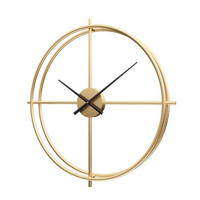 Reloj de pared metálico diseño nórdico