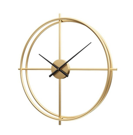 Reloj de pared metálico diseño nórdico
