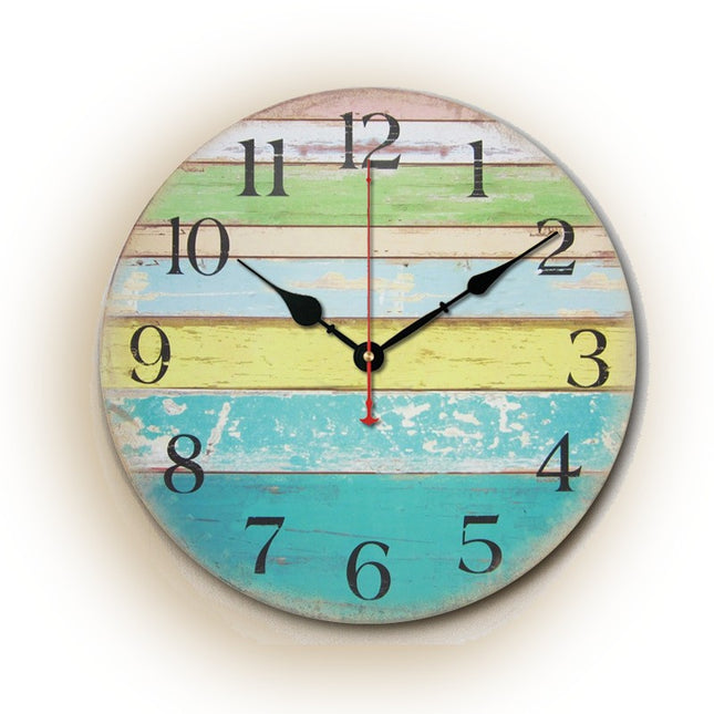 Reloj de pared redondo estilo marinero
