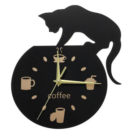 Reloj de pared cocina diseño gato