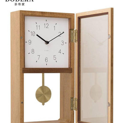 Reloj de sobremesa de madera péndulo
