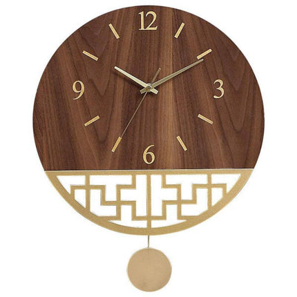 Reloj de pared madera diseño japonés