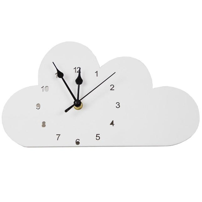 Reloj de pared infantil forma nube