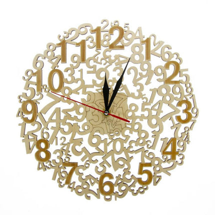 Reloj de pared original números flotantes