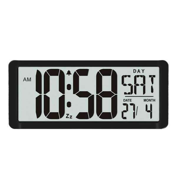 Reloj digital LCD con fecha y día