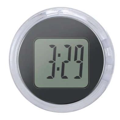 Mini reloj digital redondo para coche
