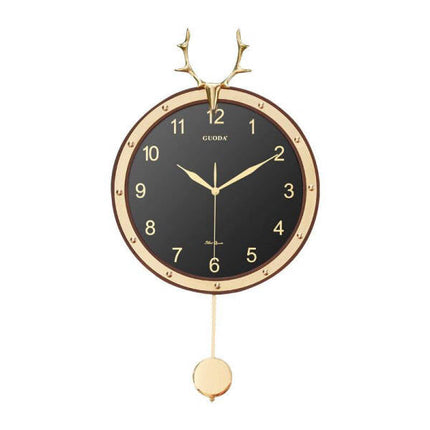 Reloj de pared con péndulo ciervo