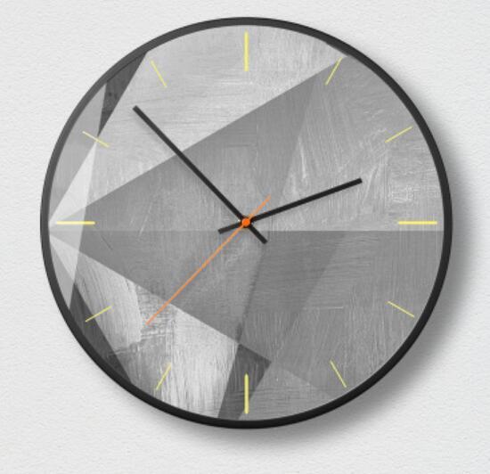 Reloj de pared diseño geométrico moderno