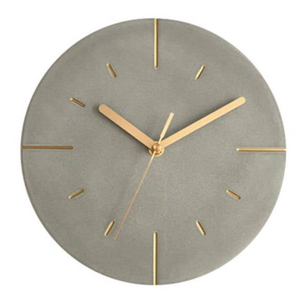 Reloj de pared moderno color gris