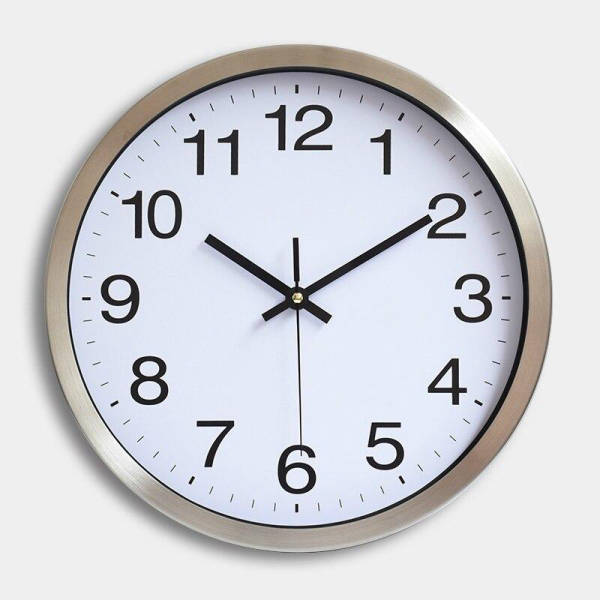 Reloj de pared simple para cocina