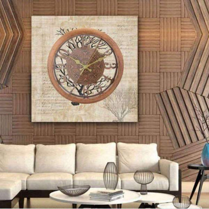 Reloj de pared redondo estilo retro