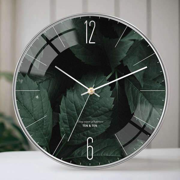 Reloj de pared moderno diseño botánico