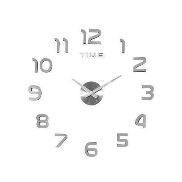 Reloj de pared 3D adhesivo silencioso