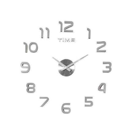Reloj de pared 3D adhesivo silencioso