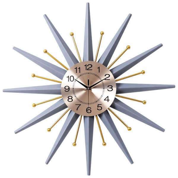 Reloj de pared grande estilo starburst