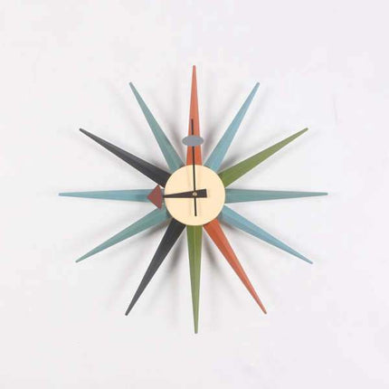 Reloj de pared diseño estrella moderno