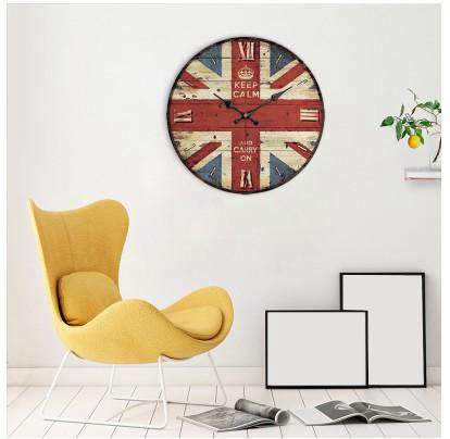 Reloj de pared bandera Reino Unido