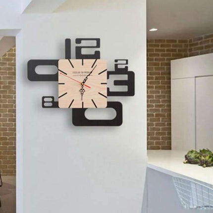 Reloj de pared moderno números grandes