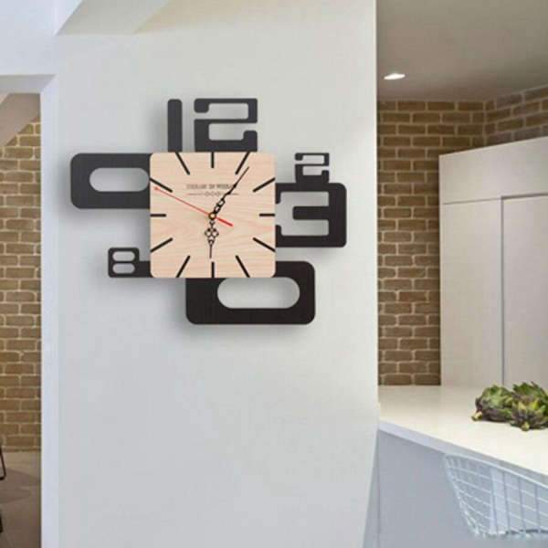 Reloj de pared moderno números grandes