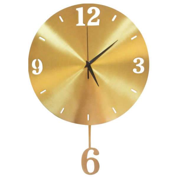 Reloj de pared con péndulo número 6