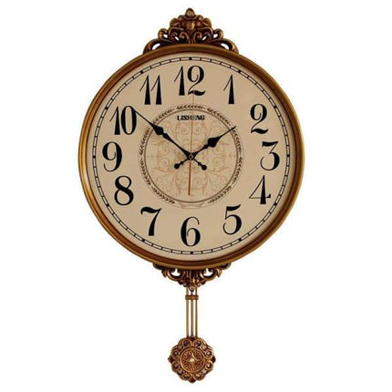 Reloj de pared vintage con péndulo