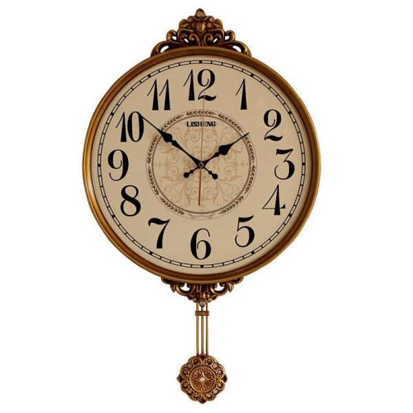 Reloj de pared vintage con péndulo