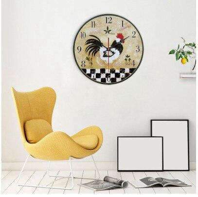Reloj de pared de cocina gallo