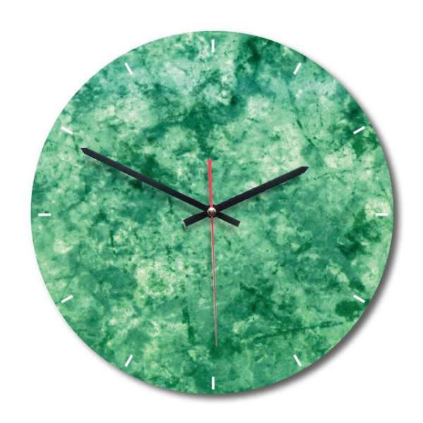 Reloj de pared gigante efecto mármol