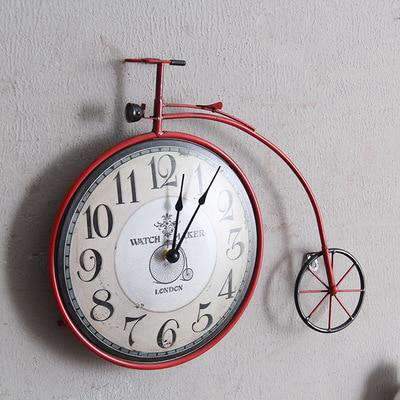 Reloj de pared grande bicicleta vintage