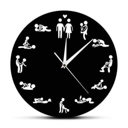 Reloj de pared clásico diseño Kamasutra