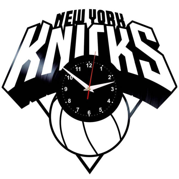 Reloj de pared negro New York Knicks