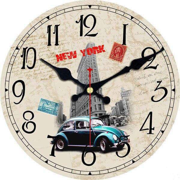 Reloj de pared vintage de Nueva York