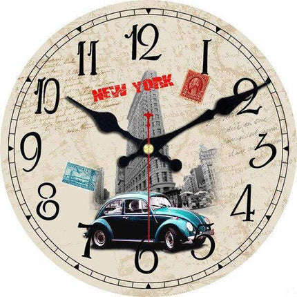 Reloj de pared vintage de Nueva York